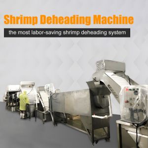 Buy cheap Automatic Shrimp Deheading Machine 11.7KW Stainless Steel 304 Material from wholesalers