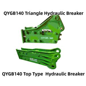 Triangle / Top Type Hydraulic Breaker Hammer QYGB140 140 Chisel Suit 19-26 Tons