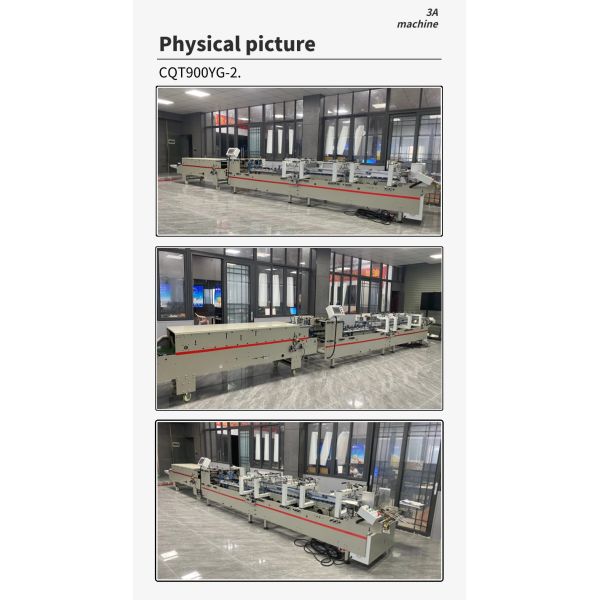Easy to Operate CQT-900 Folding Boxes Machine Crash Lock Bottom Folder Gluer Machine Paper Folder Machine