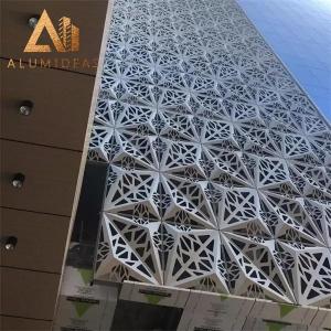 3D laser cut aluminum facade