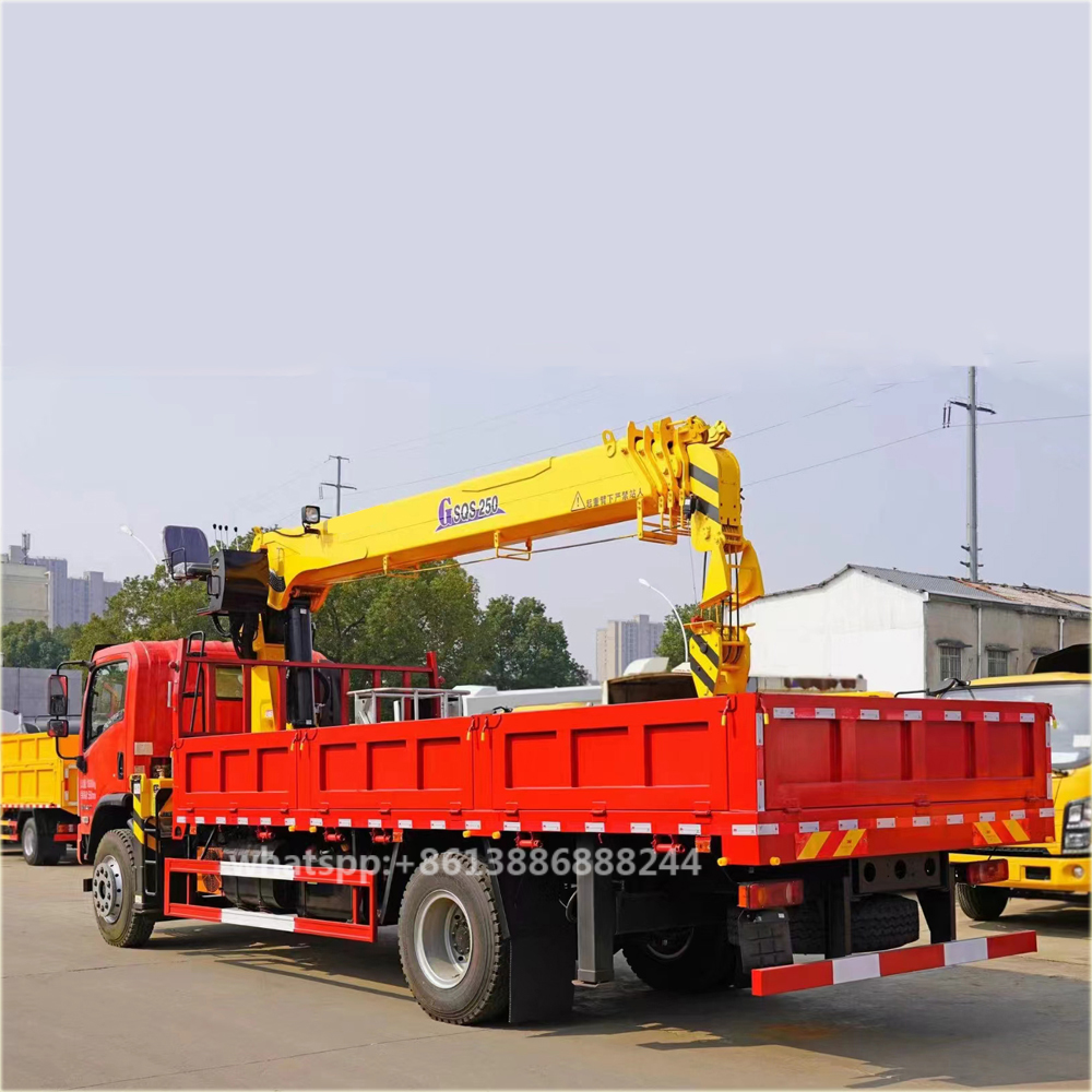 DONGFENG SHANGYONG Cargo Truck With 5 Tons Crane Lifting Truck Truck-mounted Crane