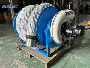 China 600 Degree Vehicles Exhaust Fume Extraction After DPF Cleaning With Dual Pipe Single Pipe And Cart on sale