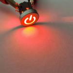 Illumination Tactile Switch,Durable 6 Pin Momentary Led light Push Button Switch