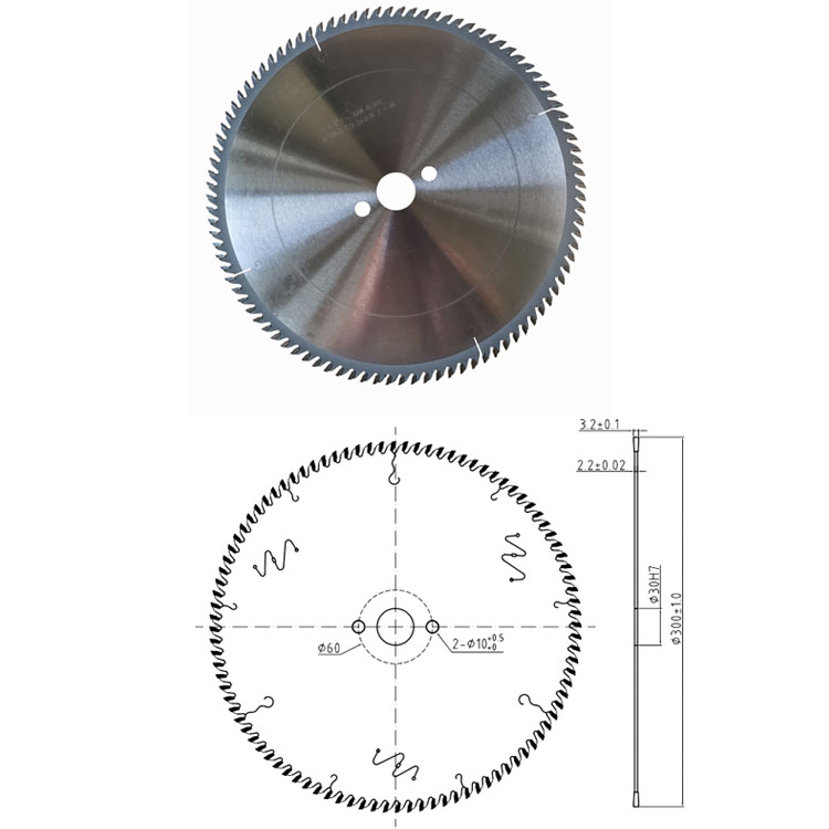 Tct Carbide Material Alloy Woodworking Circular Saw Blade for Solid Wood Cutting