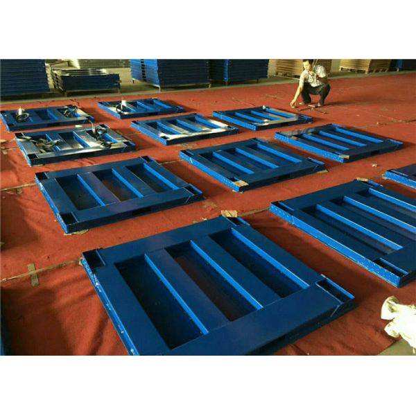 0.8m*0.8m Industrial Platform Scales , Low Profile Floor Scale 120% Safety Overload