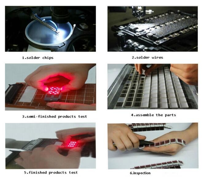 4 Digit 20mA 9.8mm Custom LED Display For Smart Toilet