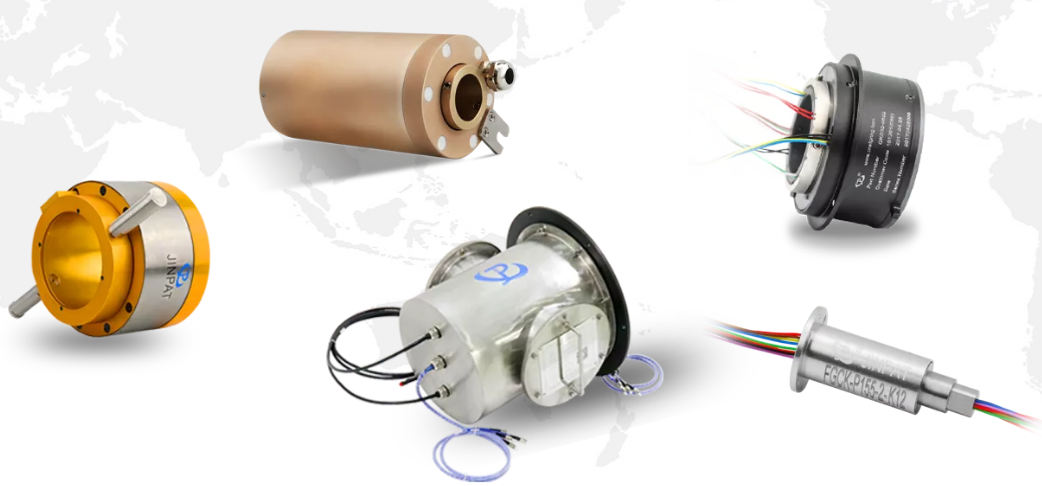 Compact Design Separate Slip Ring with 4 Circuits and 240 VAC/DC Voltage for Flexible UAV Systems