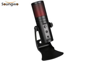 China USB recording microphone Plug and Play Song recording Quick Mute for music on sale