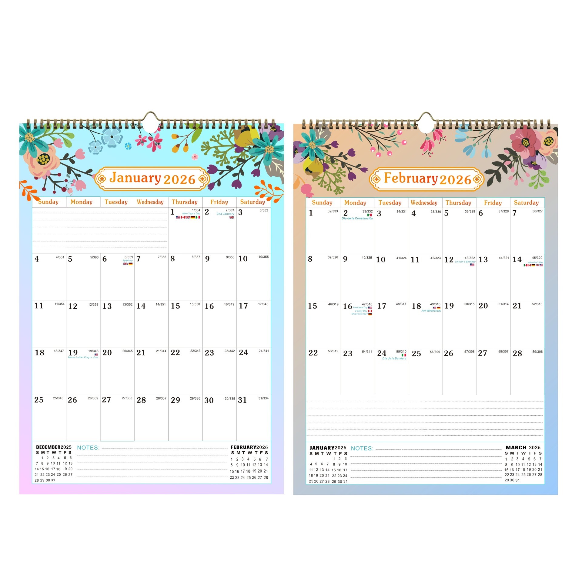 Full Color Business Branded Custom Desk Calendars for Personalization and Branding