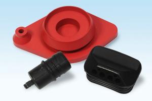 China SI FKM EPDM Custom Molded Rubber Parts High Temperature Resistance wholesale
