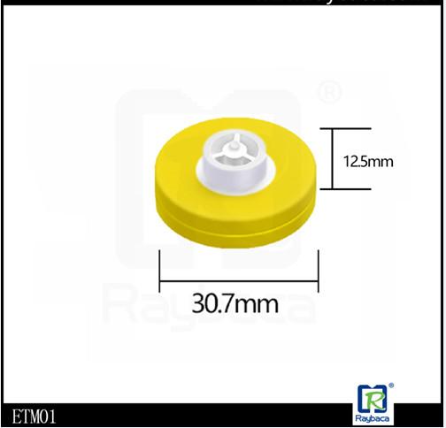 Quality Waterproof Structure Rfid Cattle Identification Tags Small Round Ear Tag Low Frequency for sale