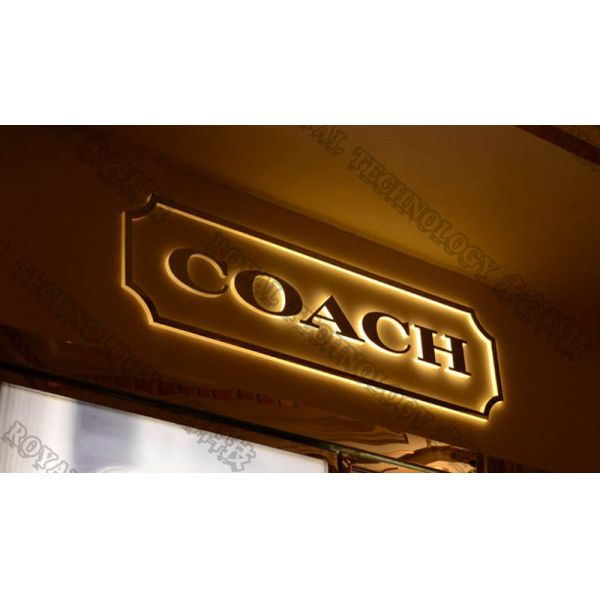 Billboard With LED Light High Vacuum Metallizing Equipment, 3D SS Letters IP Gold Plating Machine