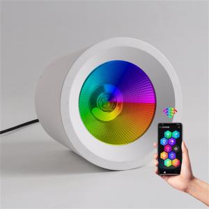 60W LED Downlight with Baffle in Various Colors and Flush Mount Installation Method
