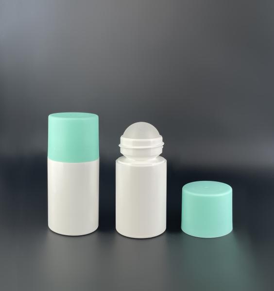 Quality Round Volume Empty Roll On Bottles PP Plastic 90ml Bid Capacity for sale