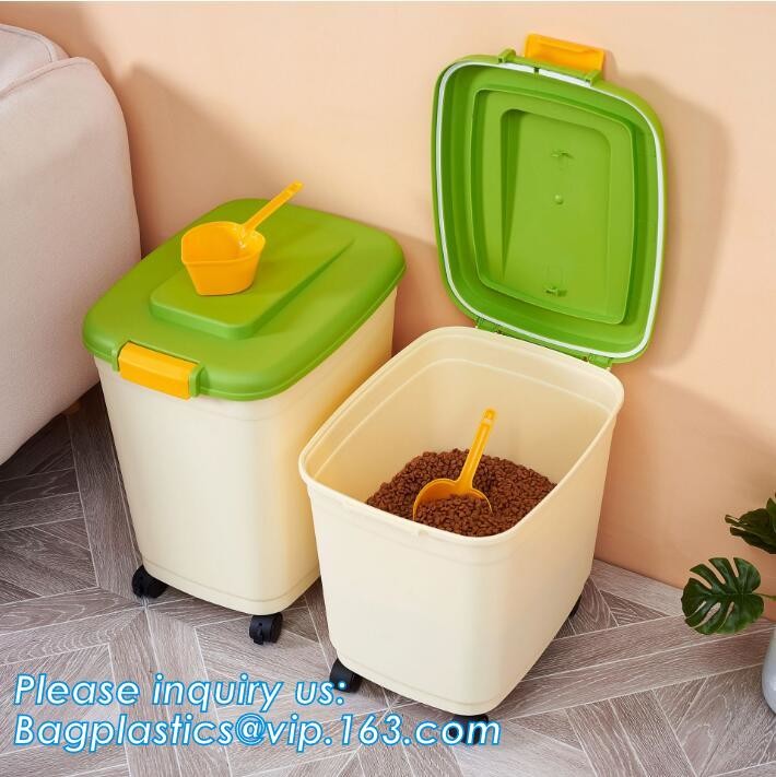 China Supply Pet Product Ceramic Dog Food Storage Container, Airtight Plastic Food Storage Container, Storage Barrel Pet