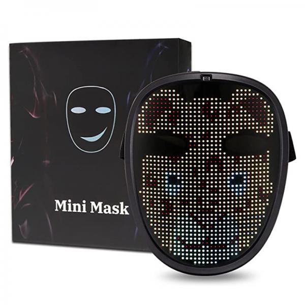 Quality Kids Programmable Smart LED Face Mask Editable Patterns Text By PC for sale