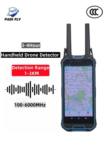 Handheld 1-2km Dji Fpv Signal Detection Device Upgraded 100-6000MHz Full Band