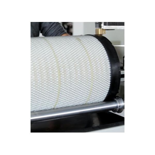 making machine hot melt application length 950mm Horizontal Gluing Heavy Duty Air Filter Making Machine