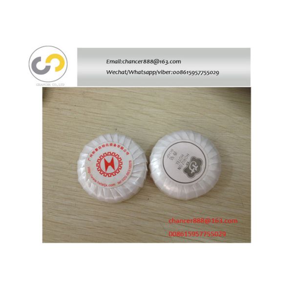 Manual round type hotel soap wrapping machine,dressy soap packing machine