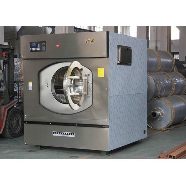 Fully Automatic Control Hospital Laundry Equipment Large Drum Easy Operation