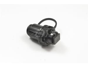 China ISO Black Mini SC / APC Fiber Optic Adapter 0.2db Inserion Loss IP65 ISO Certificated wholesale