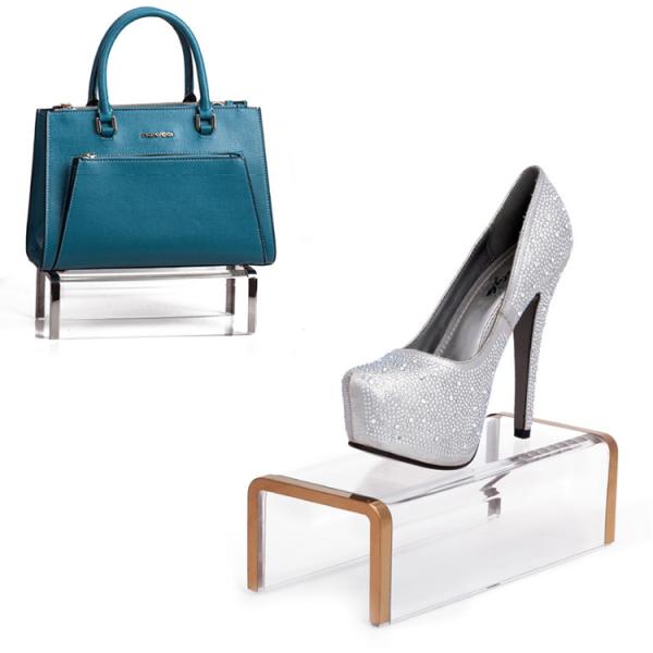Quality Shoe Point Of Purchase Pop Display Retail Store Bag Rack And Shoe Rack for sale