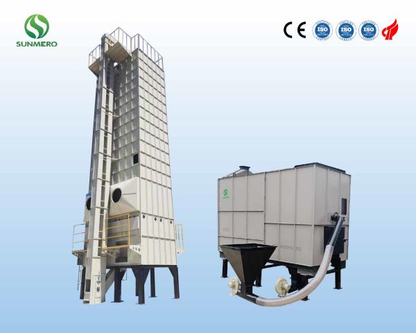 Quality 30T SS Mixed Flow Dryer Rice Processing Machine For Rice Milling Plants for sale