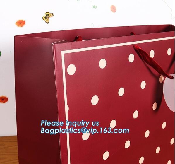 Fashion Custom Printing Luxury Gift Shopping Carrier Paper Bag With Your Own Logo Print,strong twisted handle black leat