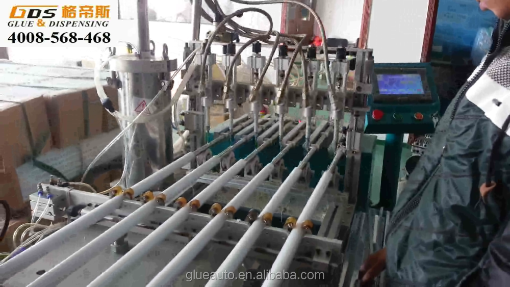 220V PCB Assembly Machine 0.5Mpa - 0.8Mpa PCB Dispenser For LED T8 Glass Tube Lights