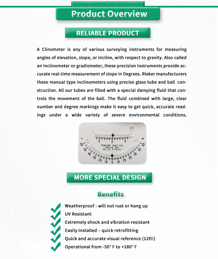 Aluminum Angle Slope Level Indicator with High Sensitivity and 60 Degree Inclinometer