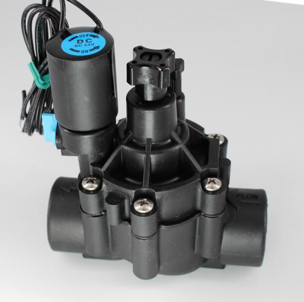 Quality 1.0-10.4Bar Pressure Irrigation Solenoid Valve Flow Adjustable 9m3/h 1'' Thread for sale