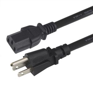China ul neam 5-15 to c5 c13 c14 Power Cord 3 Pin Laptop Power Cable wholesale