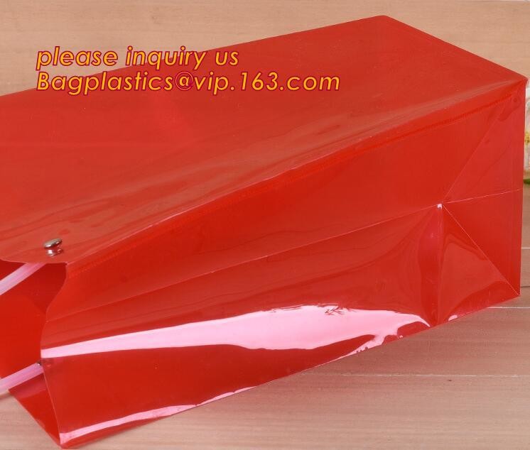 Promotional customized high quality soft loop plastic cloth bag,manufacturer custom soft loop handle polyethylene PE pla