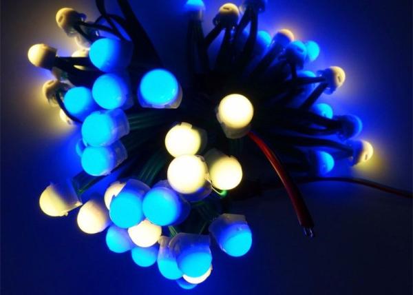 Quality 12mm Open Hole LED Pixel Lamp / SK6812 IP68 LED Pixel String With All Green Wire for sale
