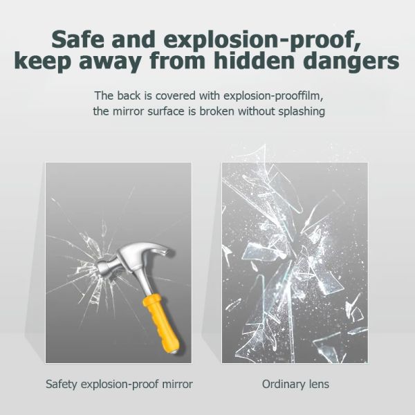 Customized LED Arched Bathroom Mirror Smart Touch Screen Vanity Mirror Anti Fog