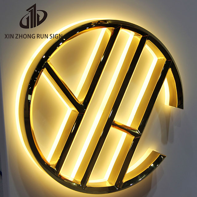 Custom design led store sign 3d Letter store sign Back Light building Custom store outdoor sign