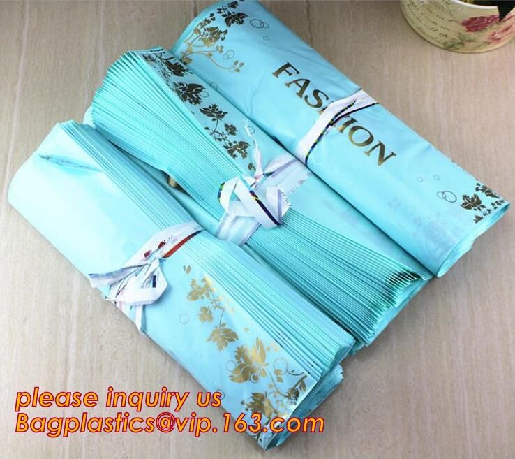 Promotional customized high quality soft loop plastic cloth bag,manufacturer custom soft loop handle polyethylene PE pla