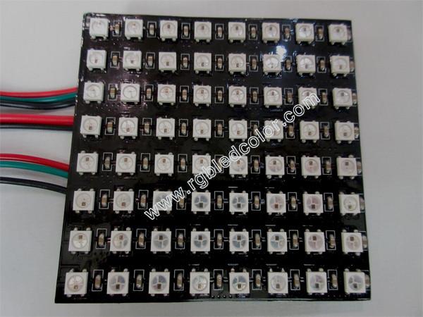 Quality 8*8 64 led soft pcb display panel apa102 apa104 for sale