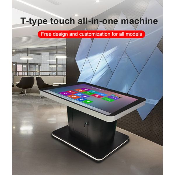 43 Inch Android Kids Water Proof Interactive Touch Screen Lcd Games Advertising Player Coffee Smart Table