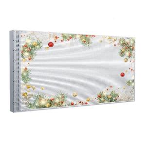 P6 Adhesive Transparent LED Display Seamless Splicing For Christmas Window