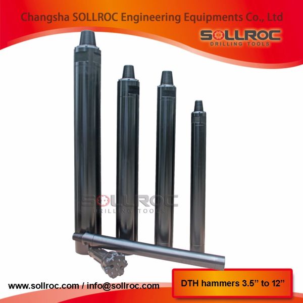 High-Efficiency DTH Drill Bit with Carburized Steel and Carbide for 57mm to 660mm Diameter Applications