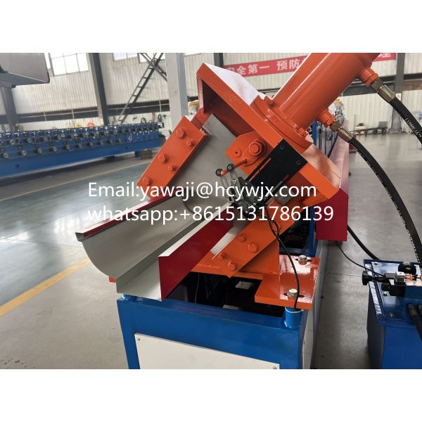 Automatic Steel Water Rain Gutter Roll Forming Machine