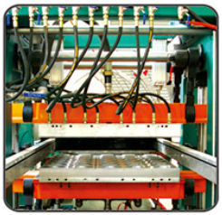 Two Stations PS Foam Sheet Extruder Perfect Cutting Automatic Trim Horizontal