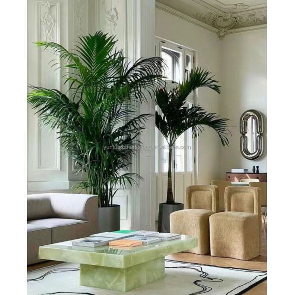 Modern Afghan Green Onyx Stone Slab for Hotel Living Room and Dining Hall Decoration