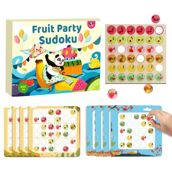 Quality Magnetic Sudoku Game Brain Teaser Sudoku Puzzle Toys And Games For Children for sale