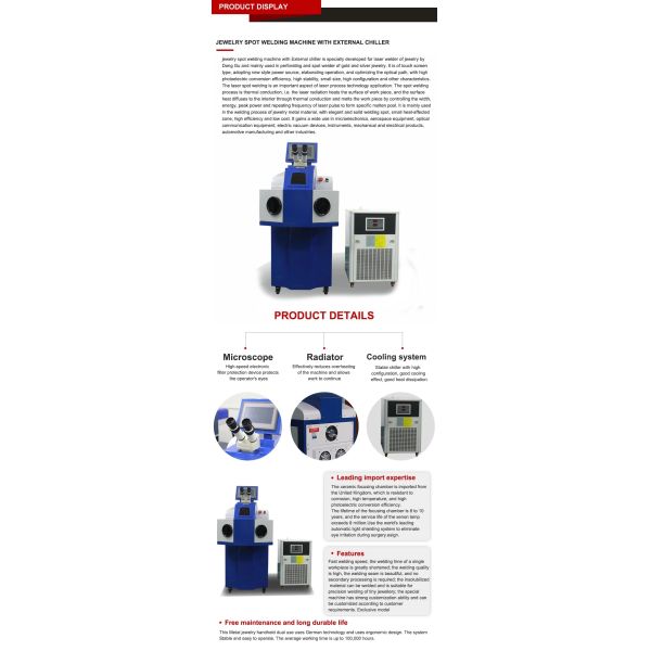 Jewelry Laser Welding Machine / Handheld Laser Welder New Style Pen Gun
