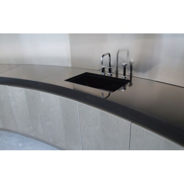 No Radiation Polished Granite Stone , Nero Assoluto Granite Stone Customized