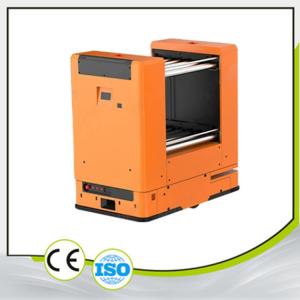China 70dB AGV Automated Guided Vehicle Double-Layer Roller Backpack AGV Material Box Docking Single 50KG-100KG Customized wholesale