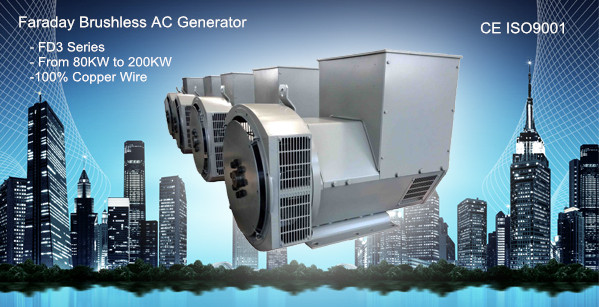 Power Brushless AC generator with Perkins engine, Stamford AC alternator