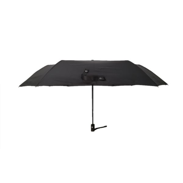 Square Folding Auto Open Close Umbrella With Case Automatic In Black Color
